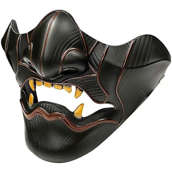 Ghost of Tsushima Jin Sakai Cosplay -puoliskas naamio (2) - Resin Samu