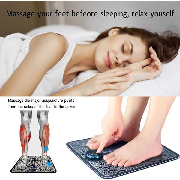 Sähköiset Jalkamassagerit, 6 Tilaa 9 Tehoastetta Massager, Po