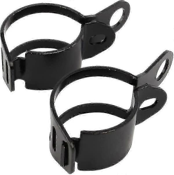 Motorcykel Blinklys Montering Beslag Universal Blinklys Indikator Flytning Gaffel Holder Klip (sort) (2 stk)