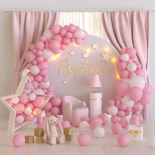 Pink balloner 102 stk. balloner