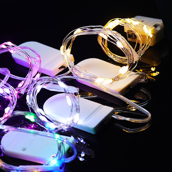 ##/LED-lysstreng 10M100Led LED-lysstreng kobbertråd julepynt##/