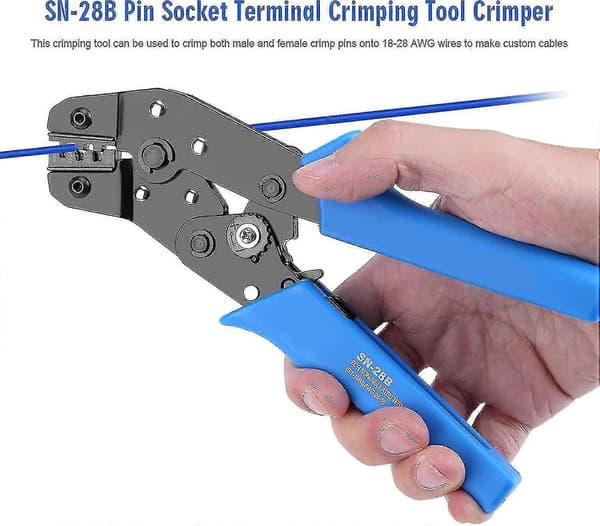 Sn-28b Professionelt Krympe- og Skæreværktøj, Pin Socket Skraldekabel Terminal Krympeværktøj Til J