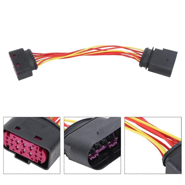 9 til 14-pin Xenon frontlyktkontakt 1J0 973 737 Frontlyktkontakt Pluggkabel for B7 B6 CC MK6