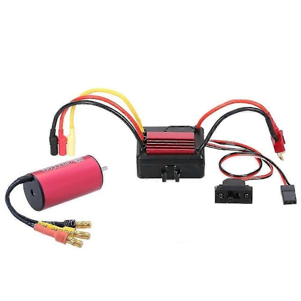 Wltoys A959 A979 A959-B 1/18 RC Bil Oppgradert Børsteløs 2435 Motor 35A ESC 21G Servo TX RX Kombosett