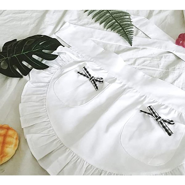 ##/Midjeförkläde med fickor - Modekök, Matlagning, Restaurang, Bistro, Halvförkläde##/