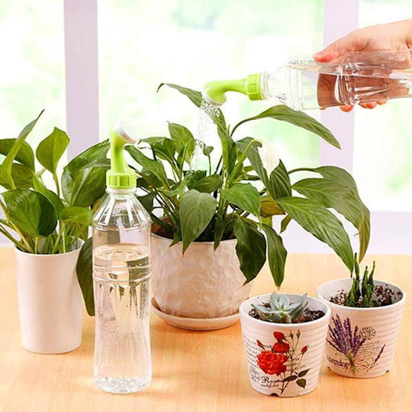 4-pack Flaska Toppspruta DIY Liten Vattningskanna Plast Växt