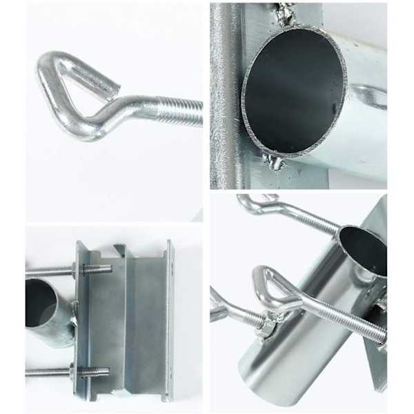 ##/Parasollholder for balkong, plassbesparende, av aluminium##/