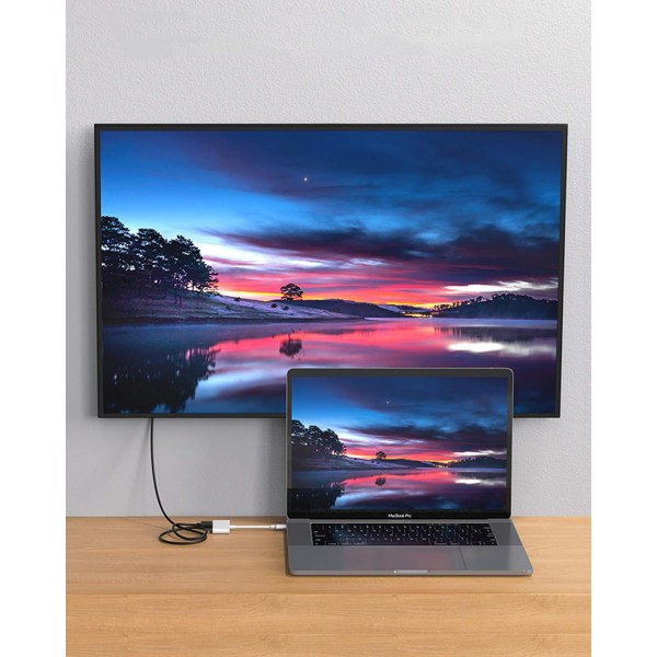 Lightning till HDMI Digital AV-adapter, 1080P Video och Audio Synkronisering