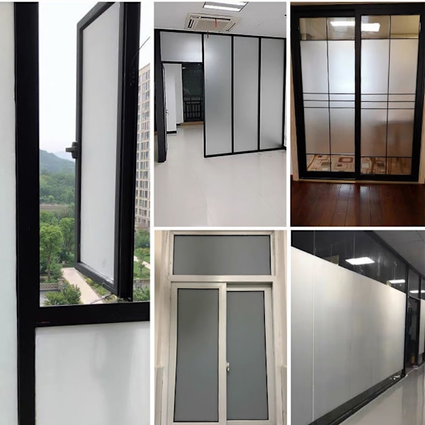 Itsekiintopinta Opaque Privacy Window Film [30x500 cm] eBookin kanssa