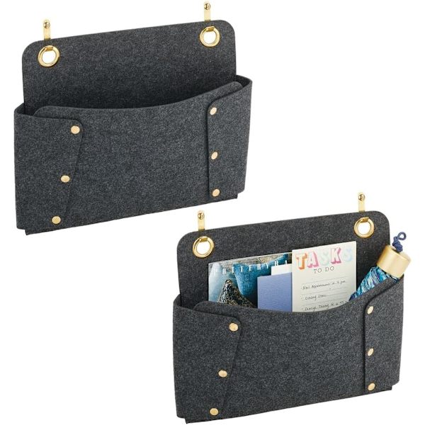 Filthängande förvaring för sängen (2-pack) - förvaringstillbehör