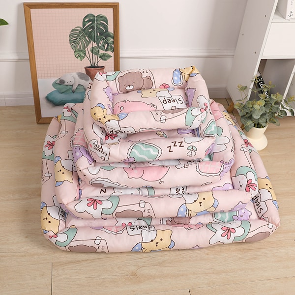 Rektangulær kæledyrsseng, blød hundesofa, L, 60x75cm