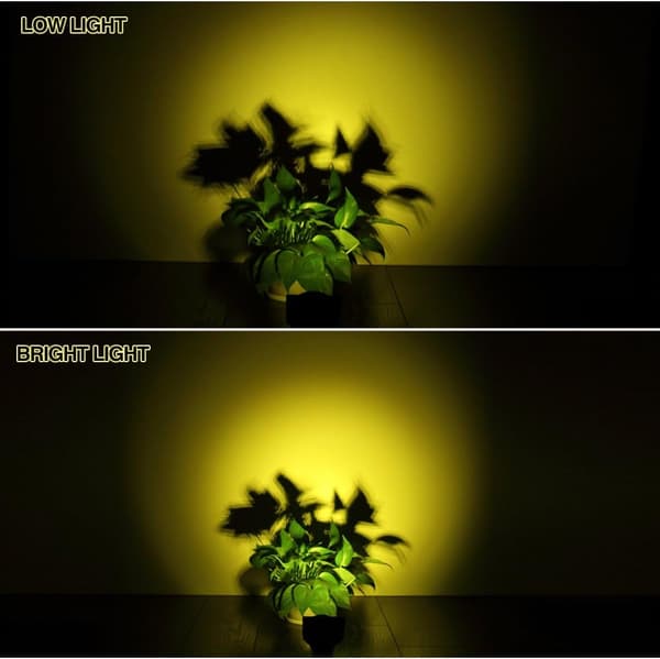 [2-pakning] Solcelle-LED-flomlys, 7 LED-solcellelys, Vanntett Utendørs