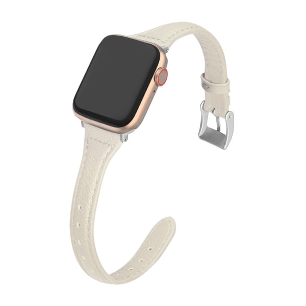 White Ivory - Kompatibel med Apple Strap 41mm 40mm 38mm, tunn l