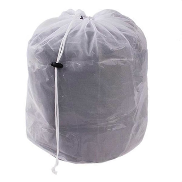 Vaskepose med snøre, net, vaskemaskine, kraftig, tyknet netpose S Style 2