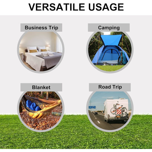 Sovepose Trekk, 230 x 180 CM, Polycotton Dobbel Sovepose