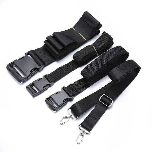 59 Tuuman Mustat 2 Kpl Verkkohinahista 25mm Nylon Vahvat Hihnat W