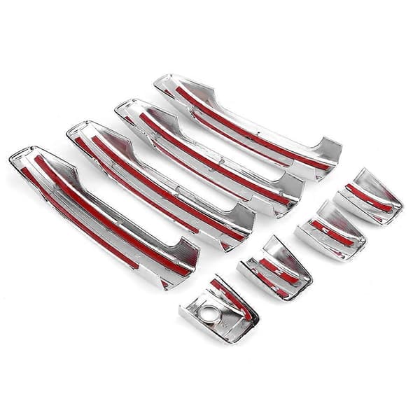 8 stk. Krom elektroplettert dørhåndtakdeksel trim for Subaru Forester 2009-2013