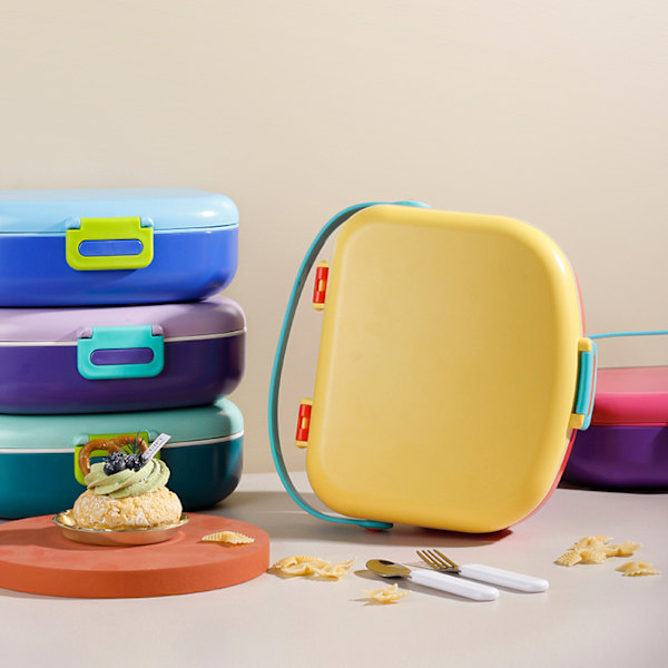 ##/Lunsjboks Bento lunsjboks for barn med rom laget av mattrygt materiale##/