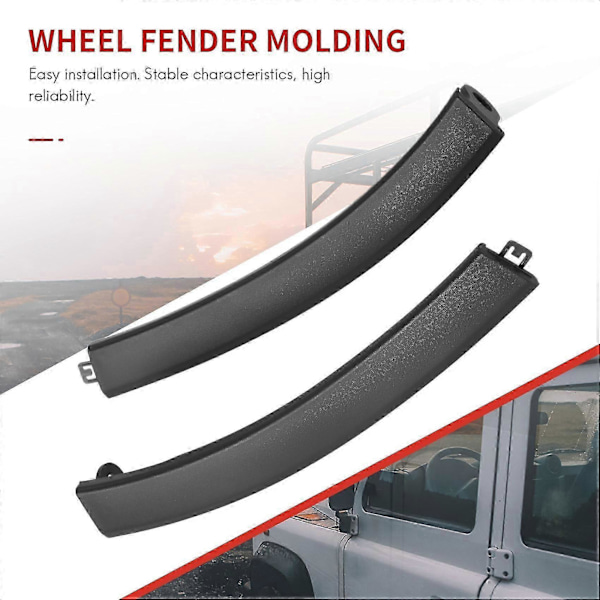 2 stk. Fremre Støtfanger Hjulskjerm List Trim for Honda CRV 2007-2011 71108-SWA-000 71103-SWA-000
