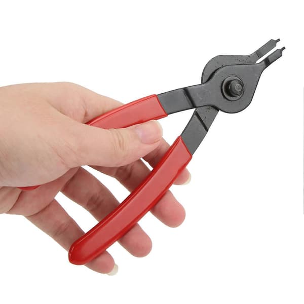 Lige Snap Ring Tang Intern Ekstern Circlip Tang Universal Bilreparationsværktøj til Ringfastholdelse Remover 7,5in/19,05cm