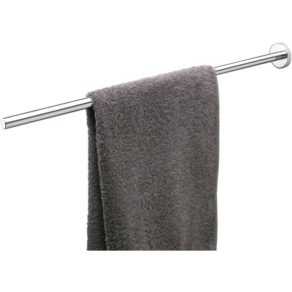 Telescopic towel rail, Polished stainless steel