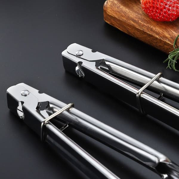 1 STAINLESS STEEL Grilltang L. 40 cm