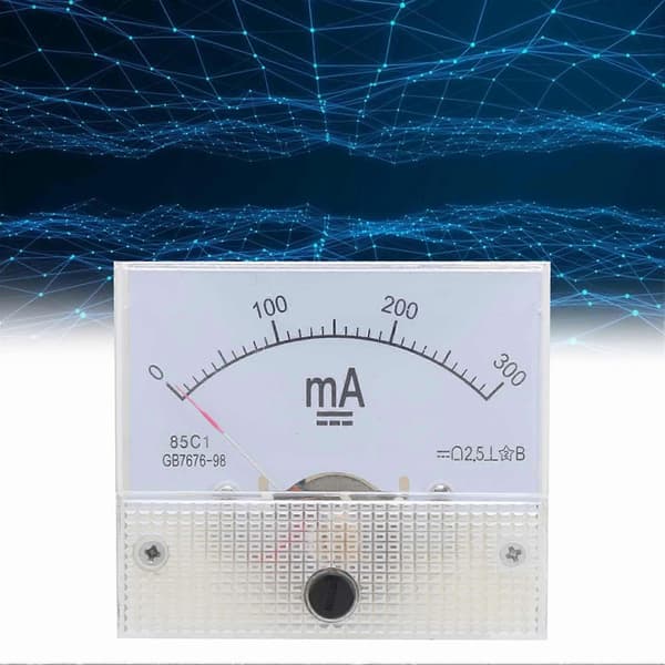 85C1 DC 0~300MA Pointer Amperemeter Analogt Strømpanel Tester Strømmåler