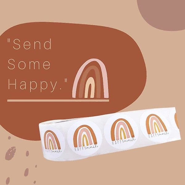 2 x 500 kpl Joulu Rainbow Bridge Happy Mail Tarra Tarra Lahja Teippi