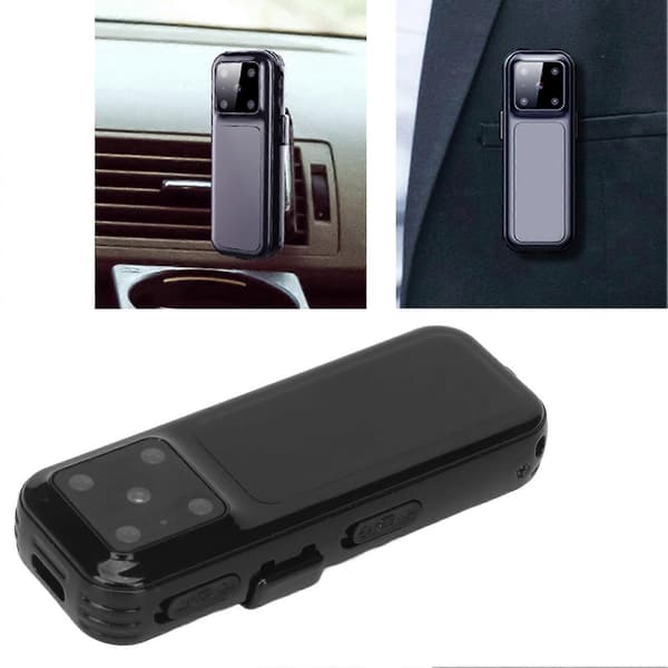 Mini Videobandspelare Hög Definition Mörkerseende Brusreducering Rörelsedetektering Liten Dash Cam 64g