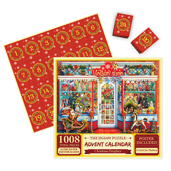 ##/Christmas Puzzles, 1008pcs Christmas Puzzles, 24 Days##/