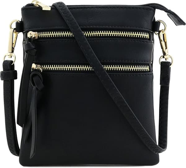 Funktionell Crossbody-väska med flera fickor
