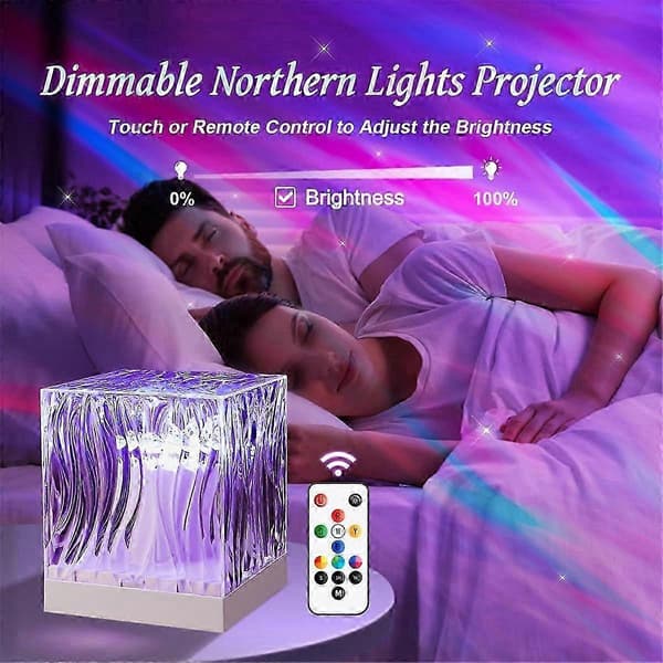 Norrsken Aurora Projektor Lampa, 18 Färger Belysning Galax Projektor Stämningsbelysning