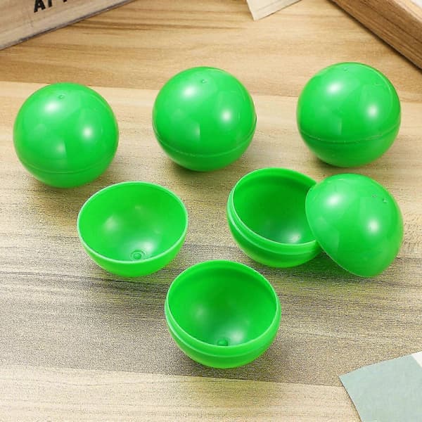 25 stk. lotterikuler, tombola-kuler, spill, runde kuler, hule kuler i plast, rekvisitter