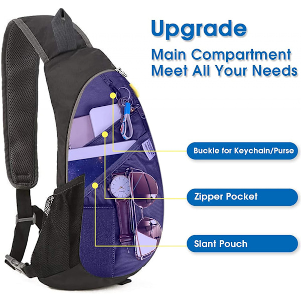 ##/Olkapussi (1 kpl) rinta olkapussi sling crossbody-pussi##/