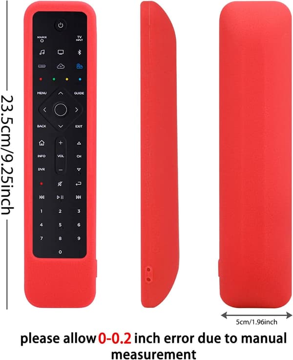 Silikonfodral för Bose soundbar 500 700 fjärrkontroll (röd) var