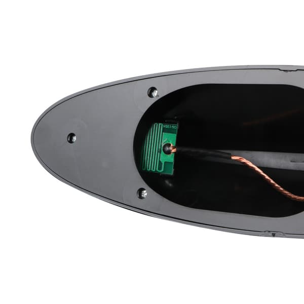 Hvid (boks) - Bil hajfinantenne tagmodificering bag spoiler