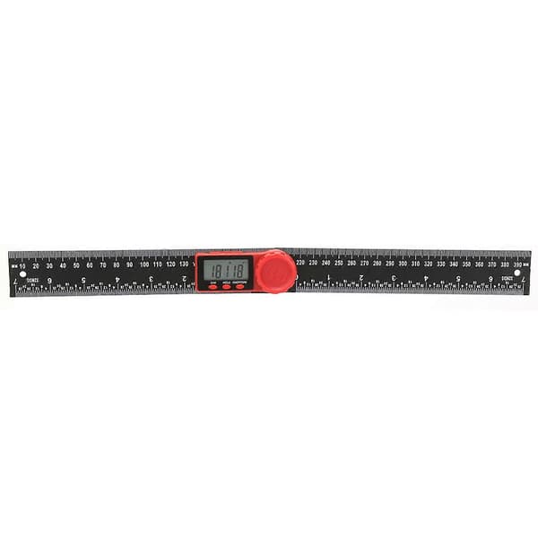 Hög Noggrannhet 360 Grader Rostfritt Stål Digital Instrument Vinkelmätare (200mm)