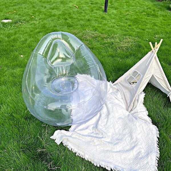 Uppblåsbar Stol Transparent Uppblåsbar Soffstol Soffa Uppblåsbar Soffa