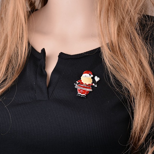 ##/6 kpl jouluaiheisia rintaneuloja, Strass korsetti, Puku asuste##/