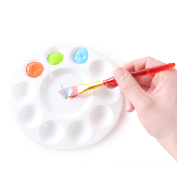 /#/Plastik Malepaletter Kunst Malepalette Blandet Palette 5PCS Farvepaletter/#/