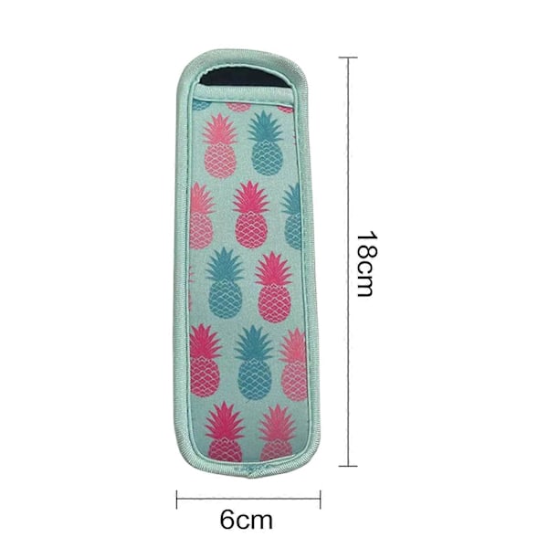 Popsicle Cover Gjenbrukbar Popsicle Holder Fleksibel Popsicle Pose Fargerik Is Popsicle Cover for Sommer C