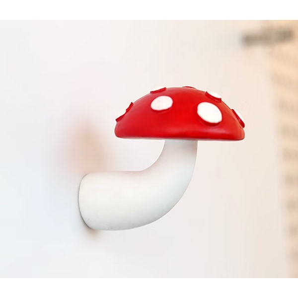3 st Kylskåpsmagneter, Stereoskopiska Röda Svampar, 3D Söta Kylskåpsmagneter