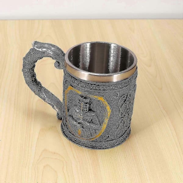 Medeltida Tempelriddare Korsfarare Riddarmugg Rustning Riddare Av Korset Ölsejdel Tankard Kaffekopp