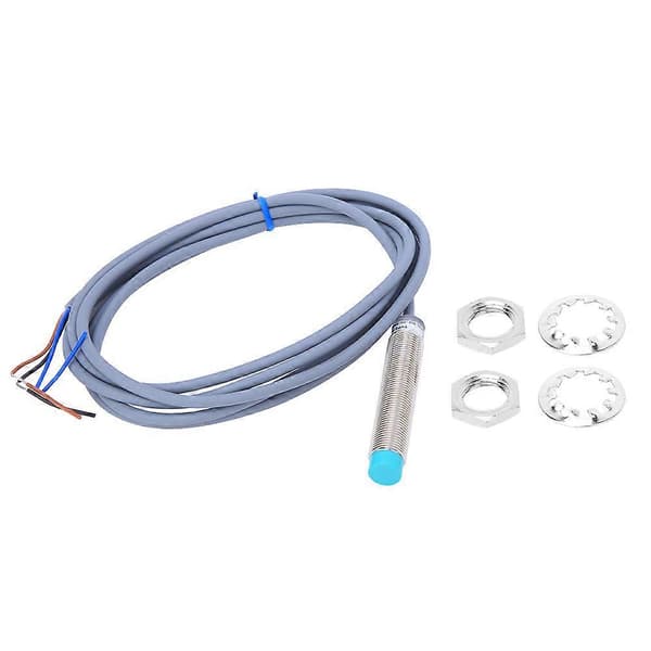 BERM Proximity Sensor Switch Metal Induktiv Type 12mm DC10-30V 3-Ledet NPN NC 4mm