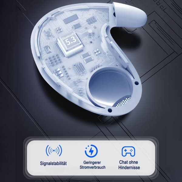 InEar SleepEarbuds Hörlurar Brusreducerande Vita Bluetooth-hörlurar