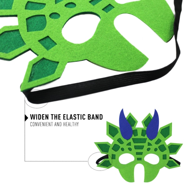 Assortert Dinosaur Maske-sett