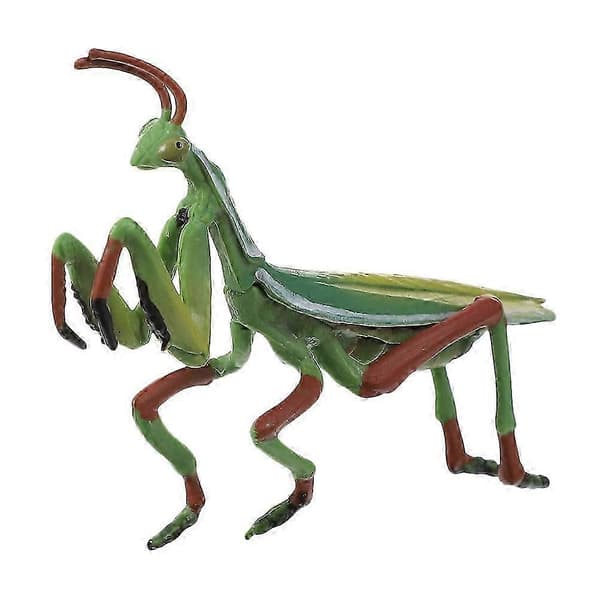 1 stk. Mantis Figur Plast Mantis Modell Realistisk Insekt Modell Leketøy for Barn