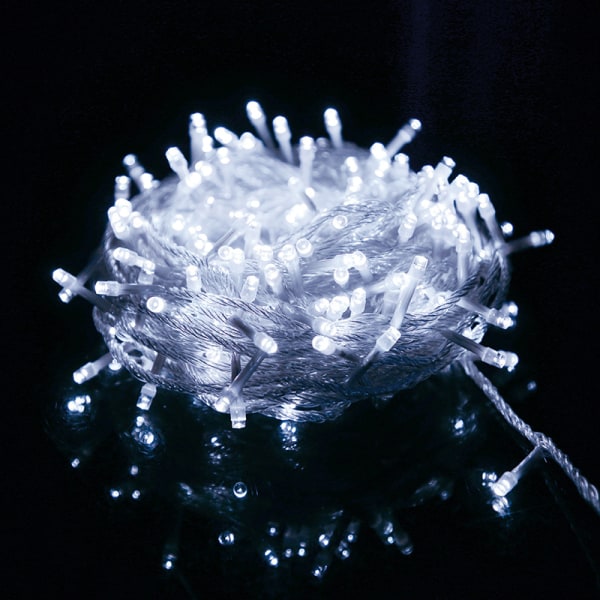 Thrisdar 50 m joulu Led String Fairy Light Outd (valkoinen)