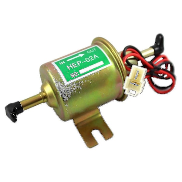 Universal 12V Bränslepump Hep-02a Elektrisk Bensin Lågtryck Råoljepump