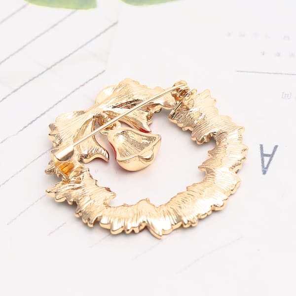 ##/Julbrosch - Krona, Rhinestone Mode Corsage, Klädaccessoar##/